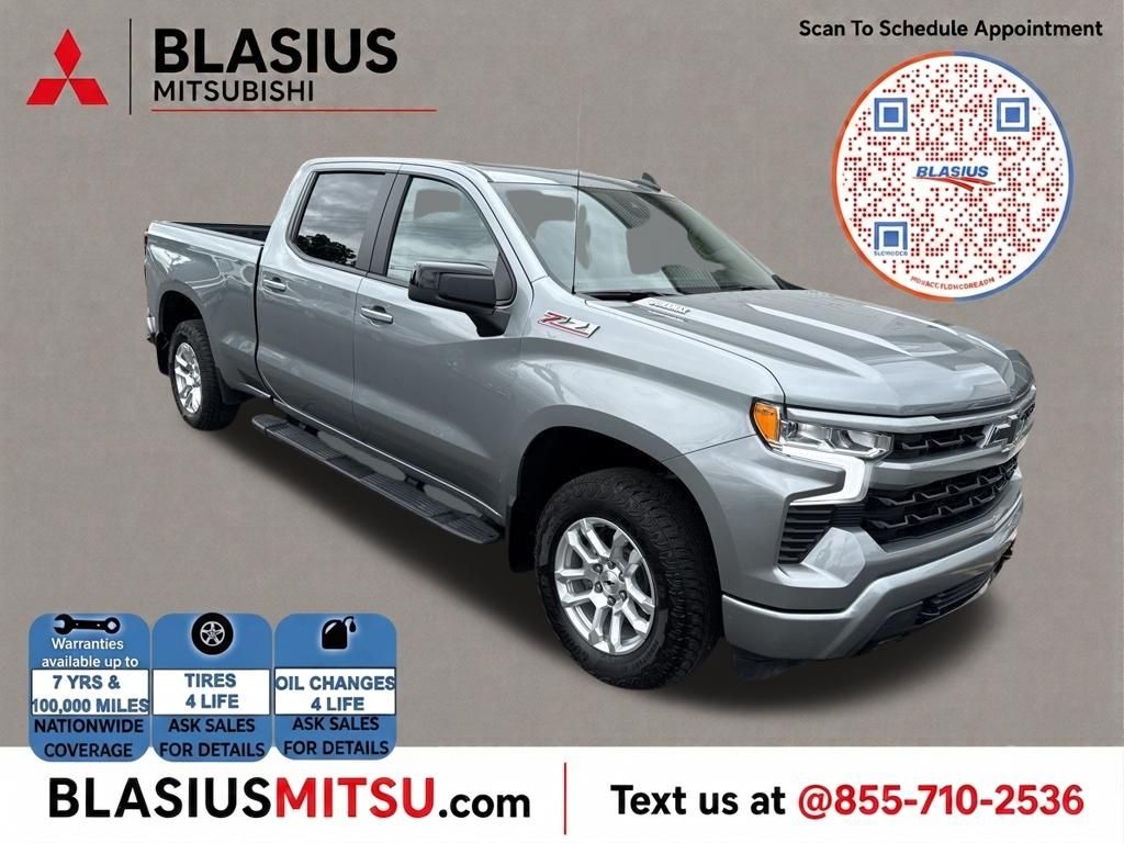 Sterling Gray Metallic 2026 Chevrolet Silverado 1500 Pickup Truck Four-Wheel Drive Automatic