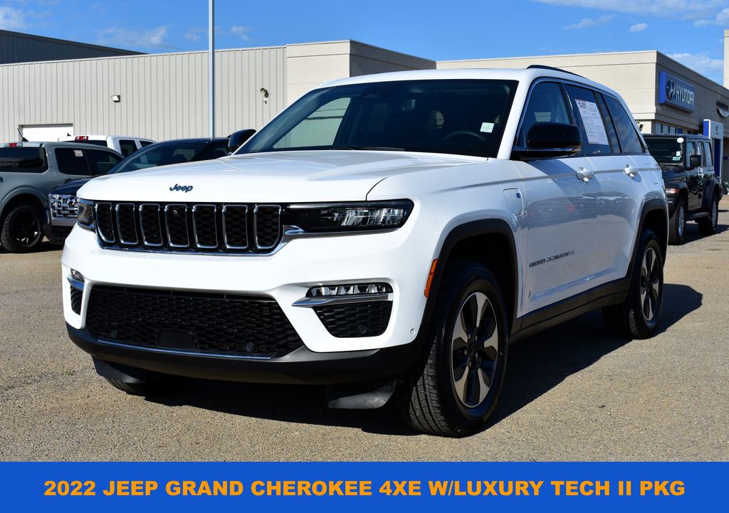 Bright White Clearcoat 2022 Jeep Grand Cherokee 4xe 4WD SUV / Crossover Four-Wheel Drive 8-Speed Automatic