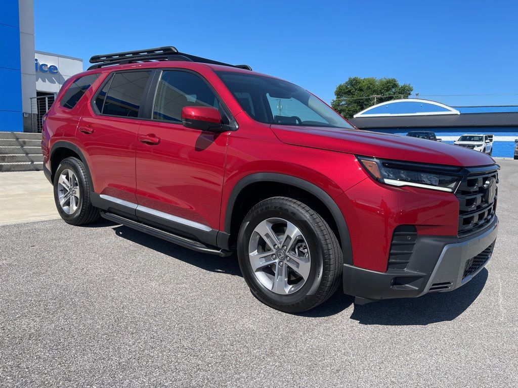 Radiant Red 2026 Honda Pilot EX-L AWD SUV / Crossover All-Wheel Drive Automatic