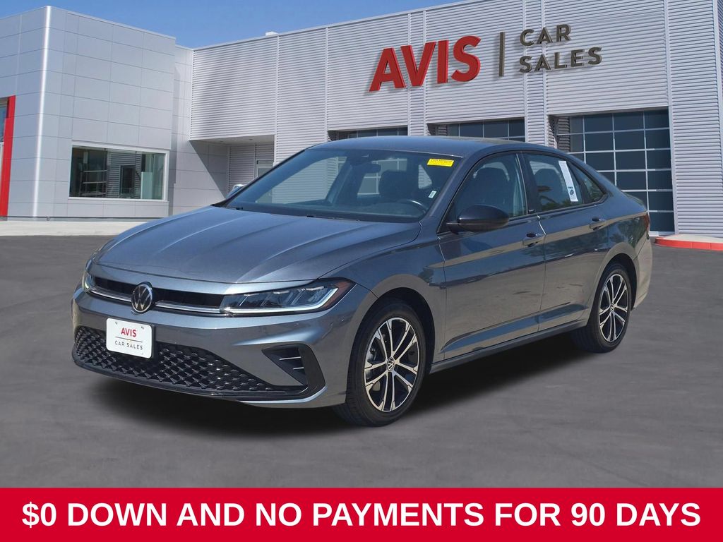 Silver 2025 Volkswagen Jetta Sedan Front-Wheel Drive 8-Speed Automatic
