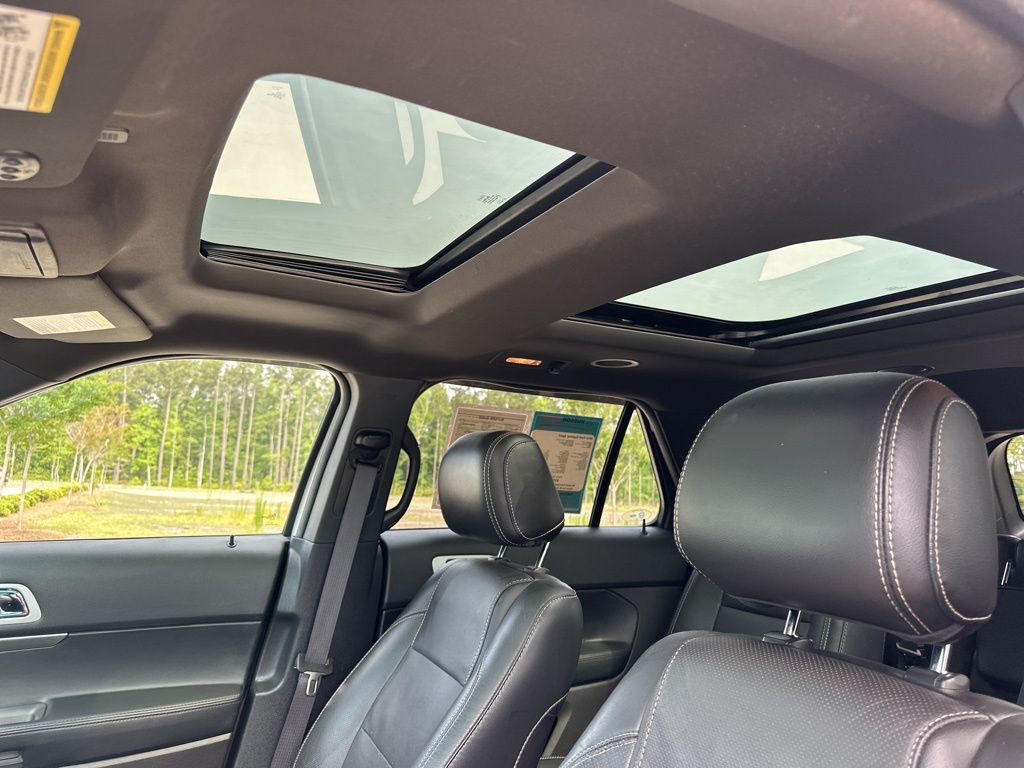 2014 White Platinum Clearcoat Metallic Ford Explorer Sport 4X4 SUV