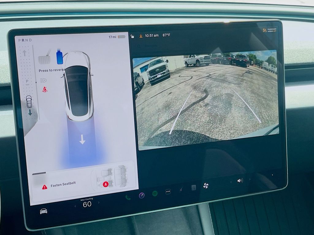 2025 Tesla Model 3 Long Range White at Classic Chevrolet Galveston