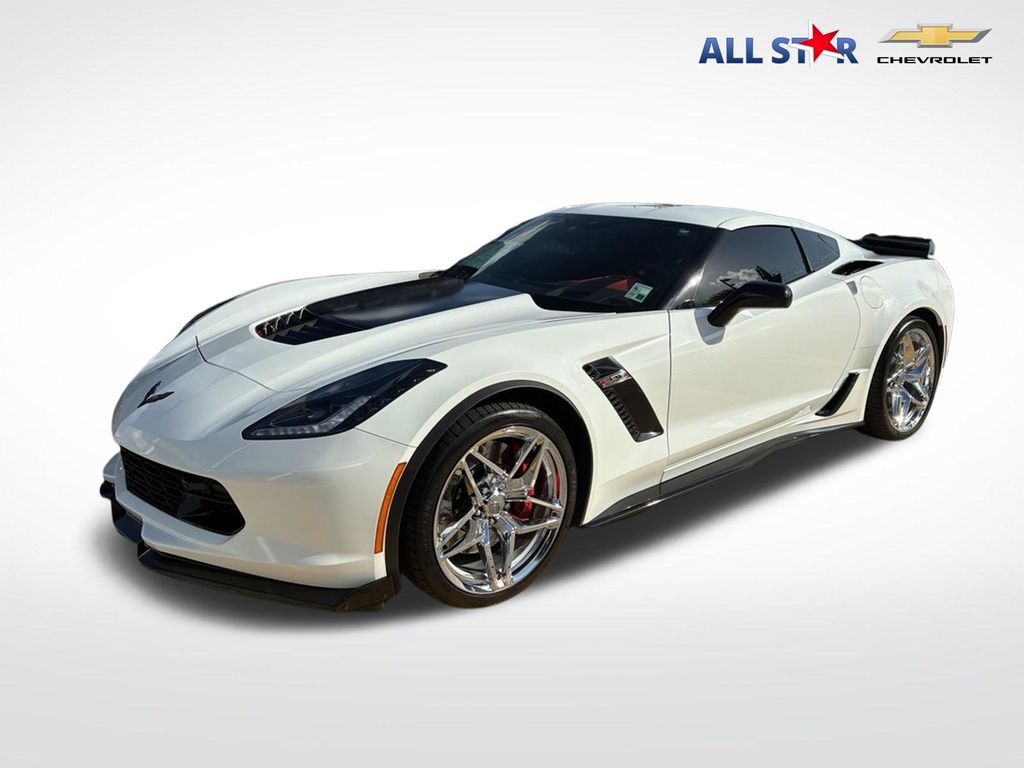 Arctic White 2017 Chevrolet Corvette Coupe Rear-Wheel Drive 8-Speed Automatic