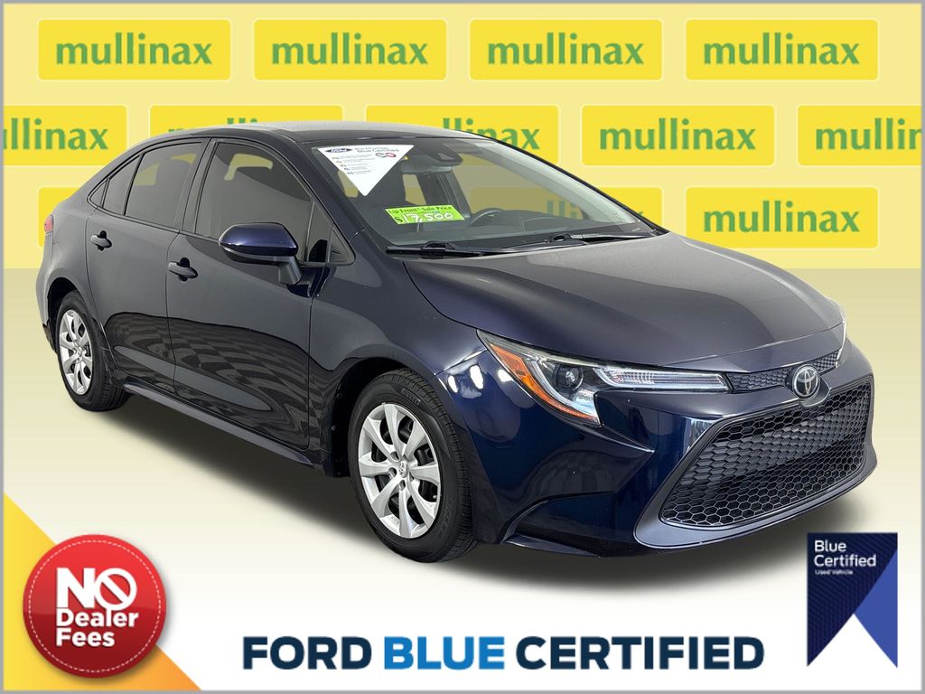 Blueprint 2020 Toyota Corolla LE FWD Sedan Front-Wheel Drive Continuously Variable Transmission