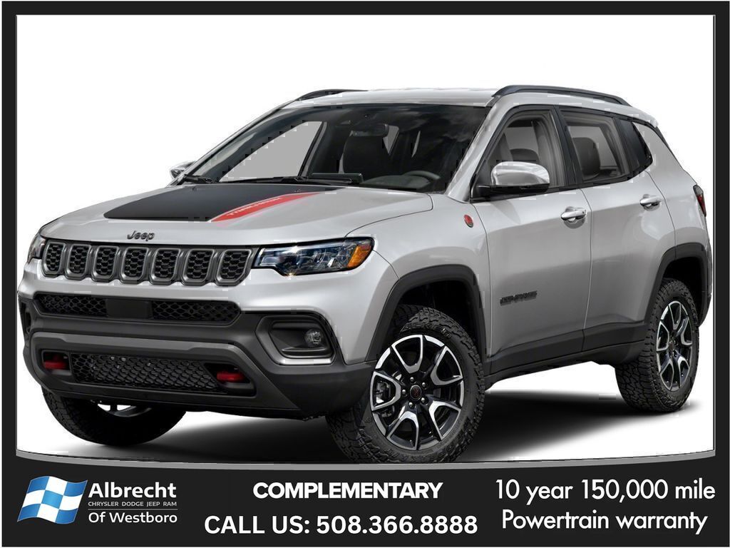 Silver Zynith Metallic Clearcoat 2026 Jeep Compass SUV / Crossover Four-Wheel Drive 8-Speed Automatic