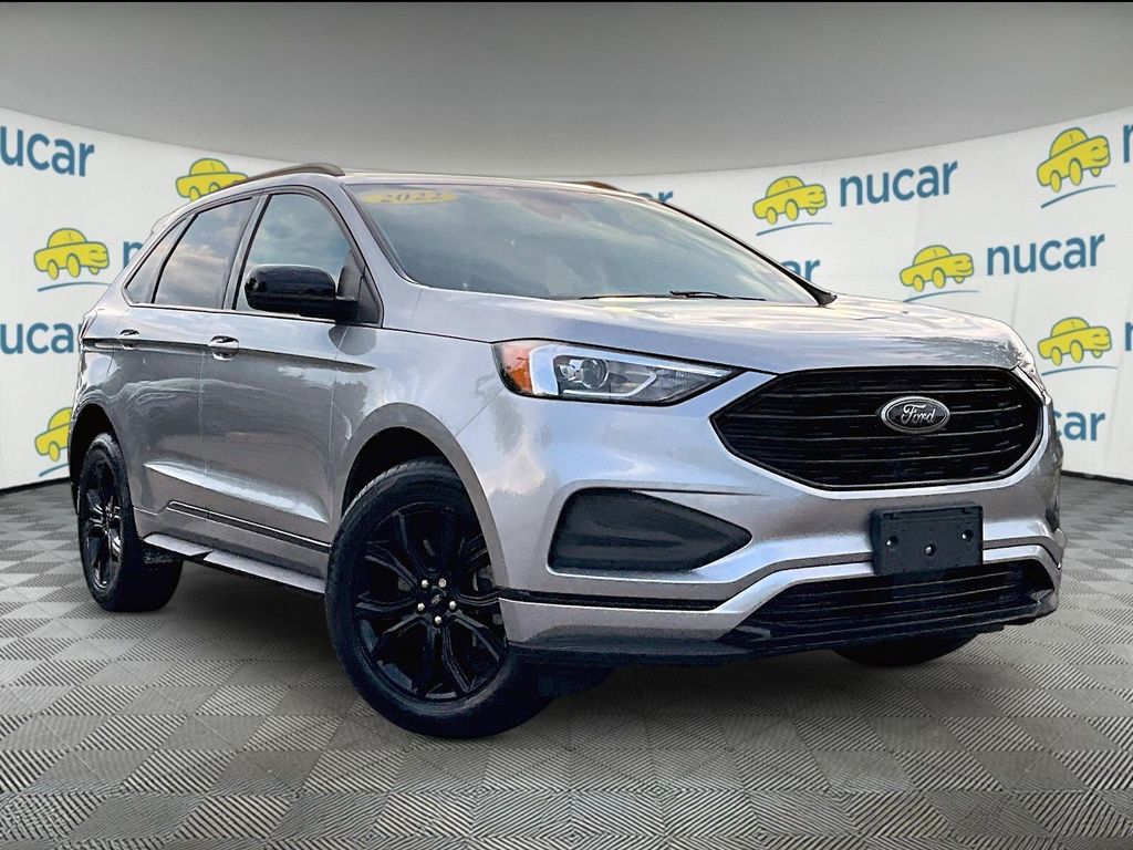 Silver Metallic 2022 Ford Edge SE AWD SUV / Crossover All-Wheel Drive 8-Speed Automatic