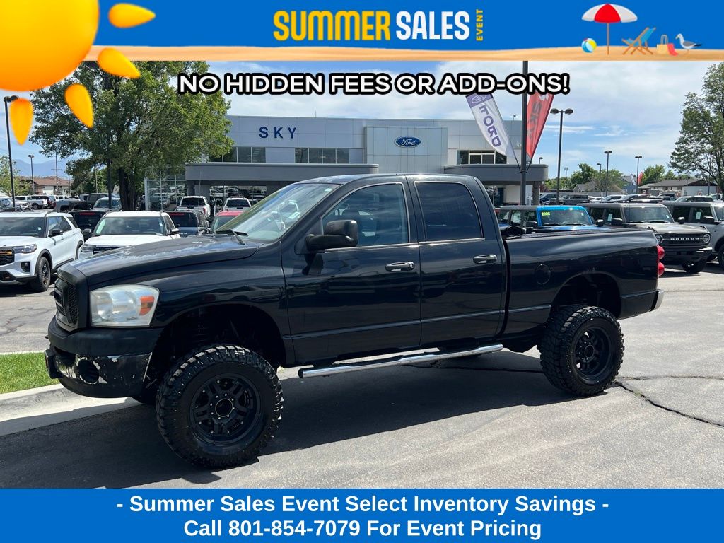 Brilliant Black Crystal Pearlcoat 2008 Dodge RAM 3500 ST Quad Cab 4WD Pickup Truck Four-Wheel Drive 6-Speed Automatic