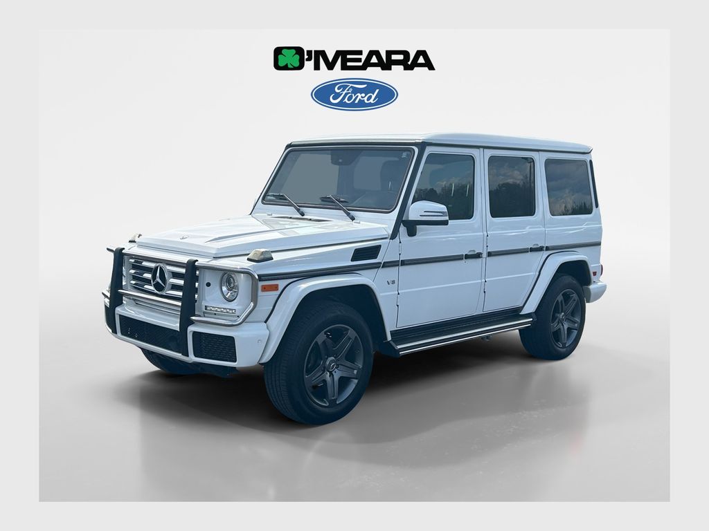 White 2018 Mercedes-Benz G-Class G 550 4MATIC SUV / Crossover All-Wheel Drive 7-Speed Automatic
