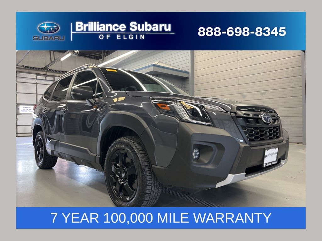 Magnetite Gray Metallic 2024 Subaru Forester SUV / Crossover All-Wheel Drive Continuously Variable Transmission