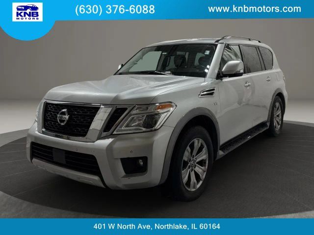 Brilliant Silver 2018 Nissan Armada SV 4WD SUV / Crossover Four-Wheel Drive 7-Speed Automatic