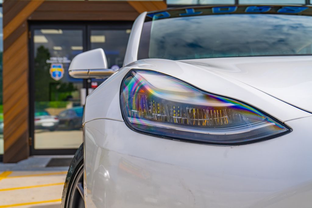 2020 Tesla Model 3 Standard Range Plus White at Genesis of Spring