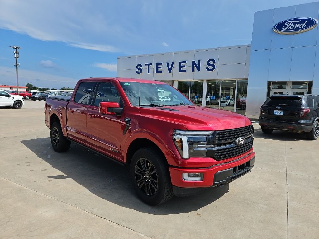 Rapid Red Metallic Tinted Clearcoat 2025 Ford F-150 Pickup Truck Four-Wheel Drive Automatic