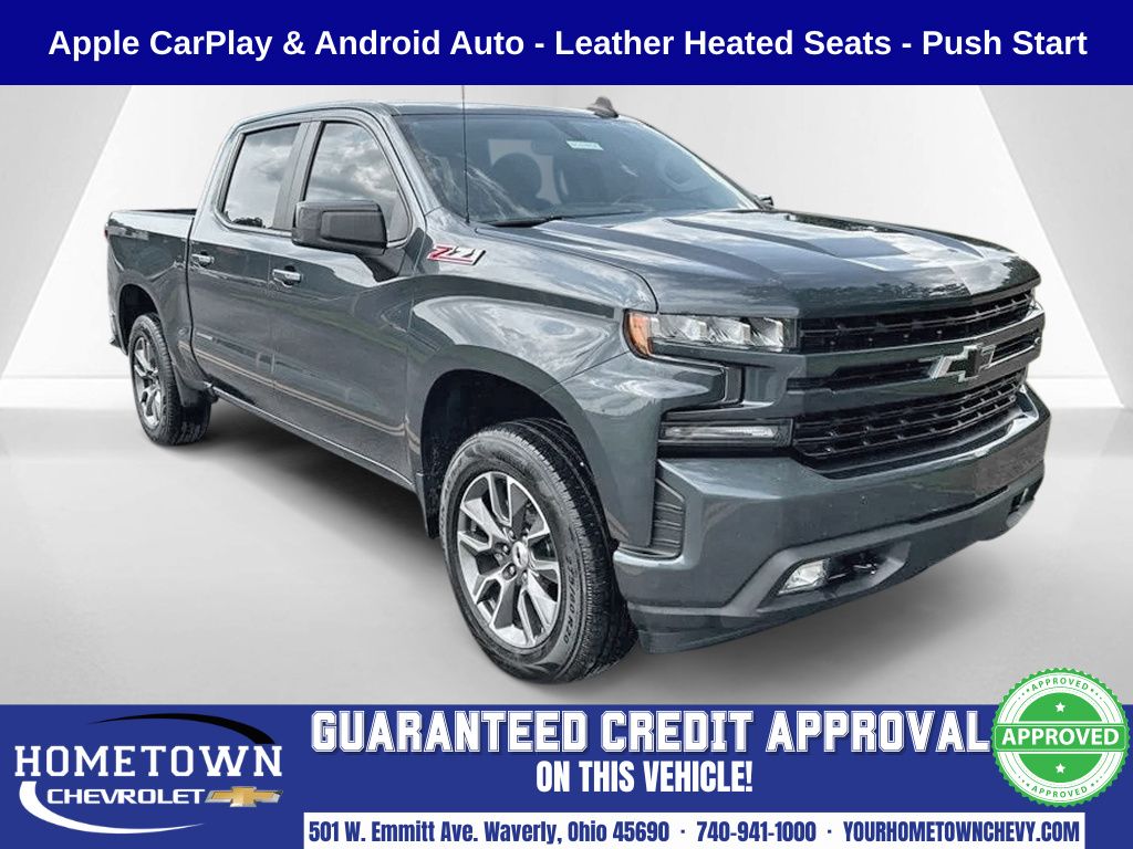 Shadow Gray Metallic 2020 Chevrolet Silverado 1500 Pickup Truck Four-Wheel Drive 8-Speed Automatic