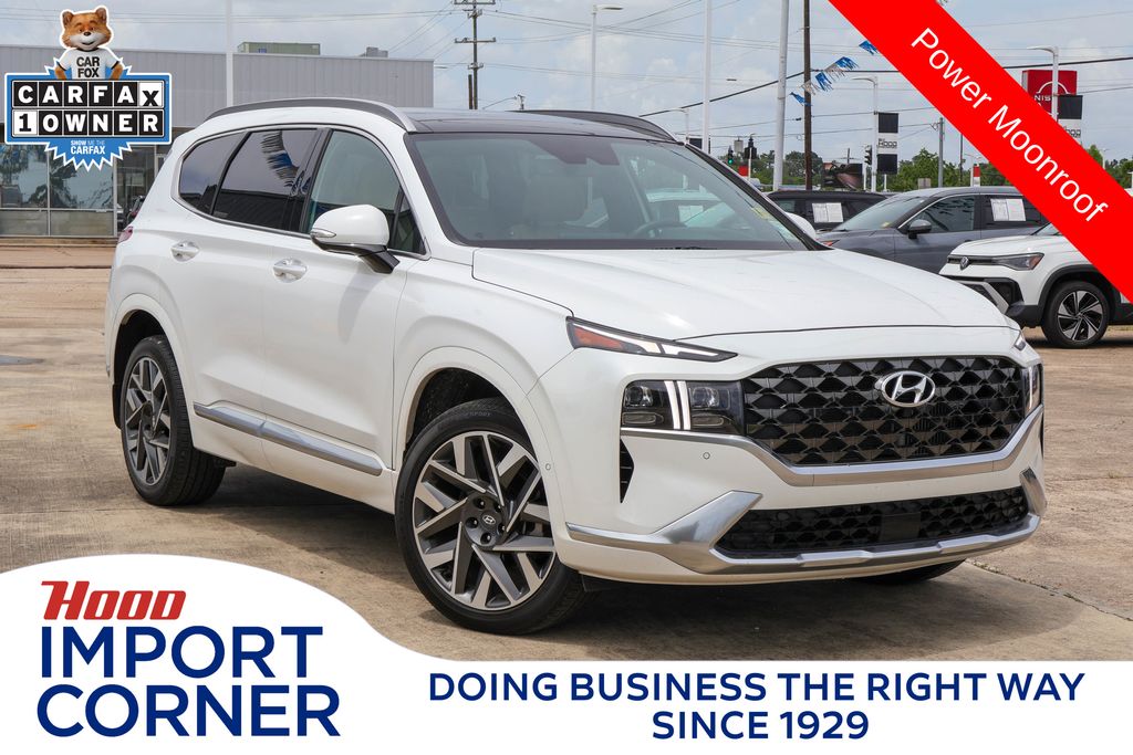 Serenity White Pearl 2023 Hyundai Santa Fe SUV / Crossover Front-Wheel Drive Automatic