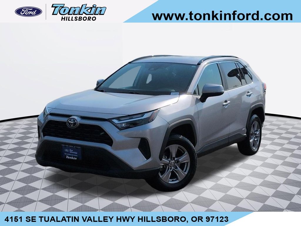 Silver Sky Metallic 2024 Toyota RAV4 Hybrid SUV / Crossover All-Wheel Drive Continuously Variable Transmission