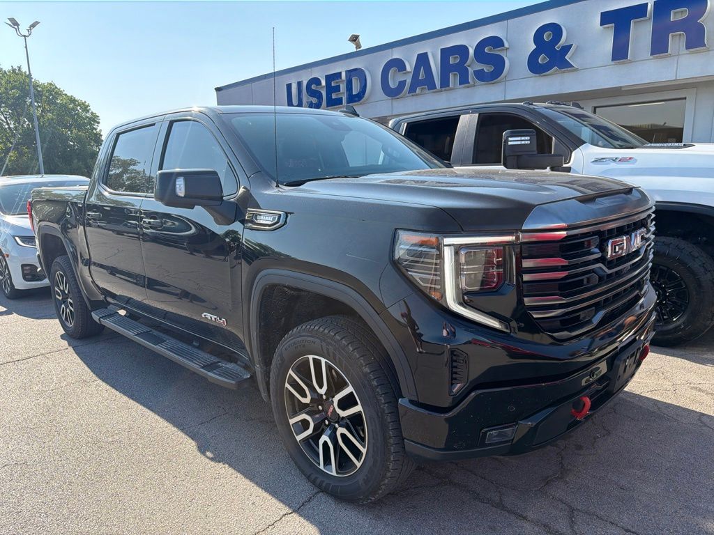 Black 2022 GMC Sierra 1500 Pickup Truck Four-Wheel Drive Automatic