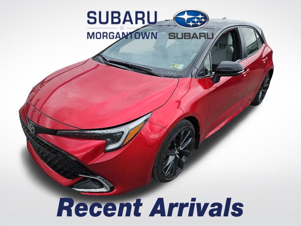 Red 2023 Toyota Corolla Hatchback XSE FWD Hatchback Front-Wheel Drive Continuously Variable Transmission