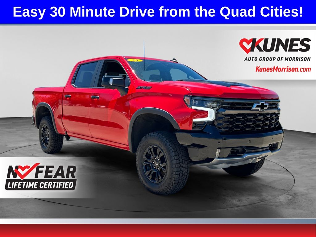 Red Hot 2025 Chevrolet Silverado 1500 Pickup Truck Four-Wheel Drive Automatic