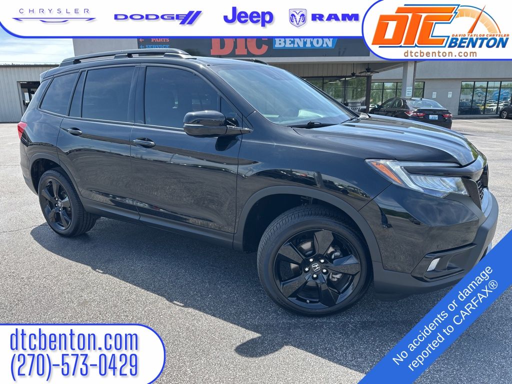 Crystal Black Pearl 2020 Honda Passport Elite AWD SUV / Crossover All-Wheel Drive 9-Speed Automatic