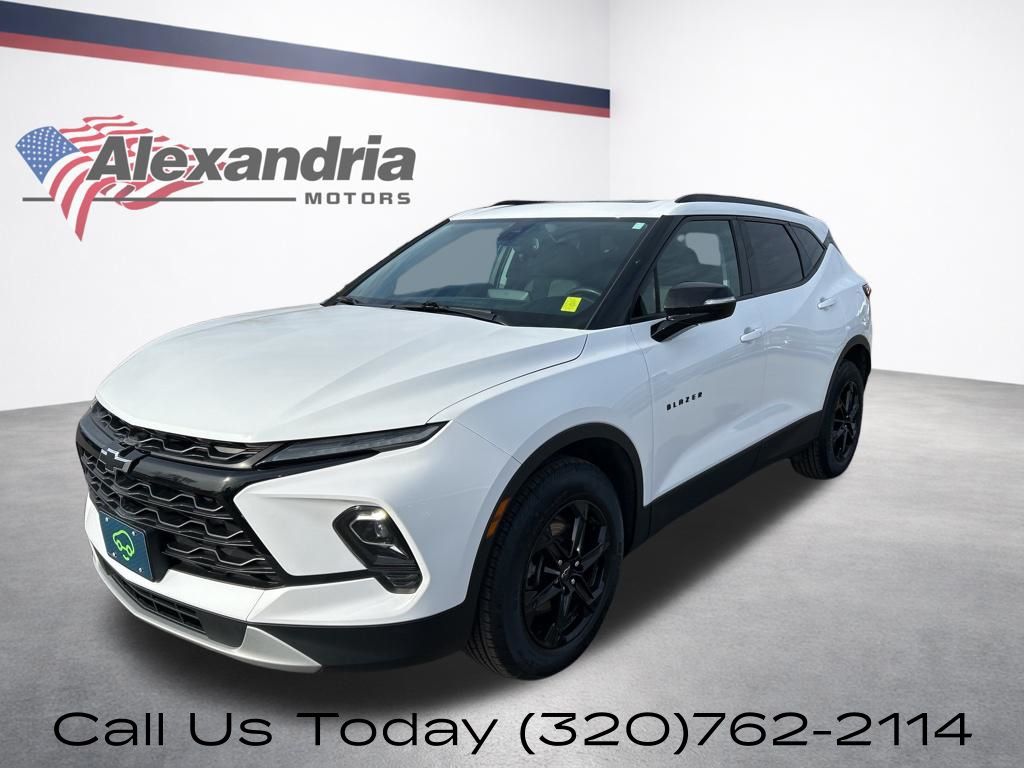 Summit White 2023 Chevrolet Blazer 3LT AWD SUV / Crossover All-Wheel Drive 9-Speed Automatic Overdrive