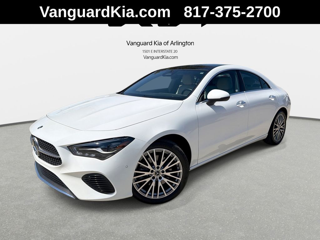 White 2025 Mercedes-Benz CLA Coupe Front-Wheel Drive 8-Speed Dual Clutch
