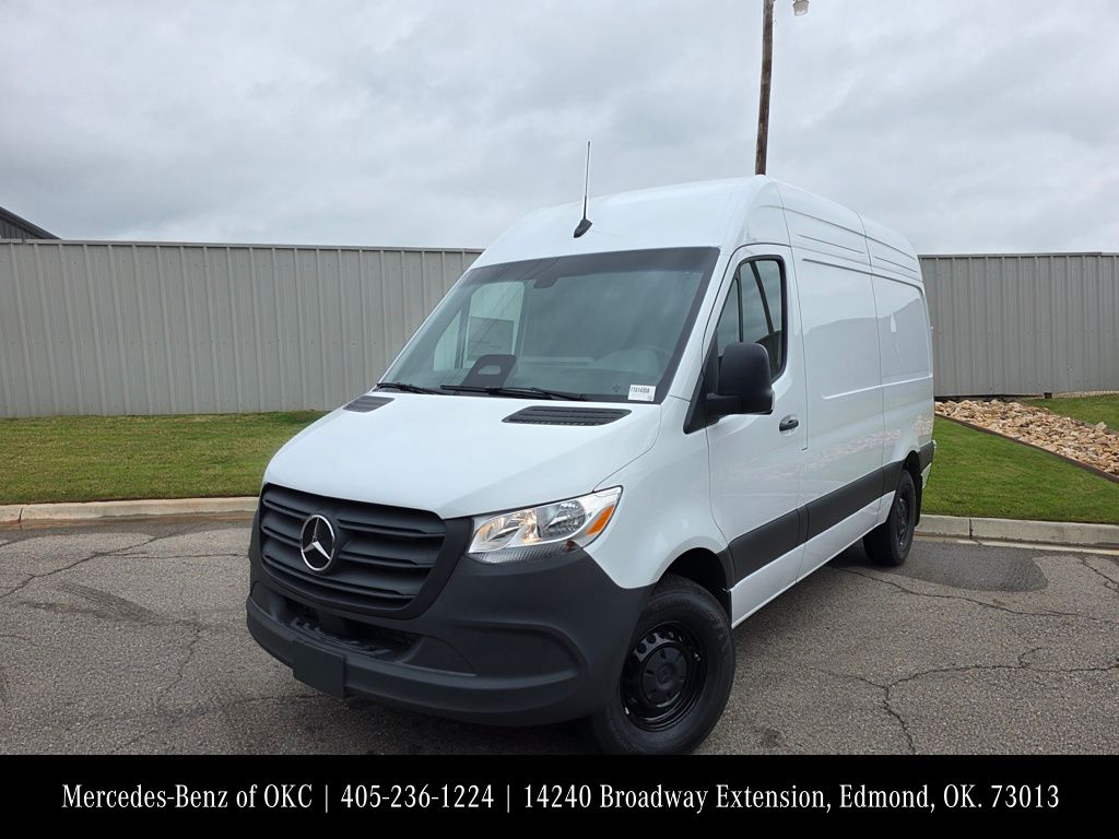 Arctic White 2026 Mercedes-Benz Sprinter Cargo 2500 144 RWD Van Rear-Wheel Drive 9-Speed Automatic