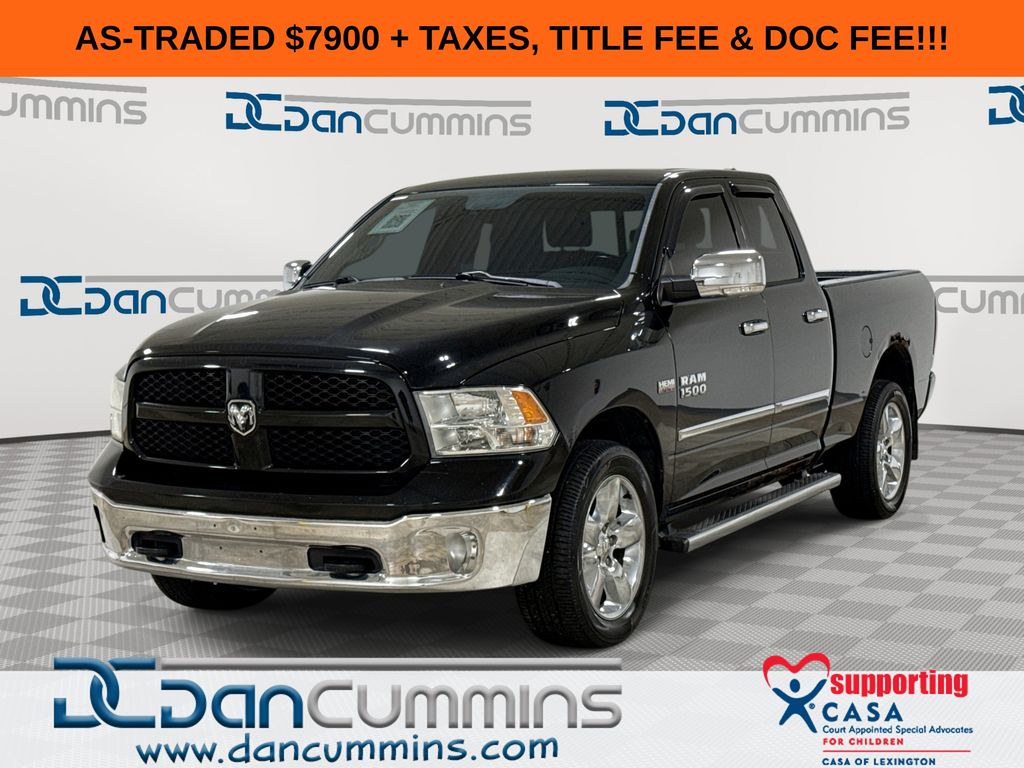 Black Clearcoat 2013 RAM 1500 Pickup Truck Four-Wheel Drive 6-Speed Automatic