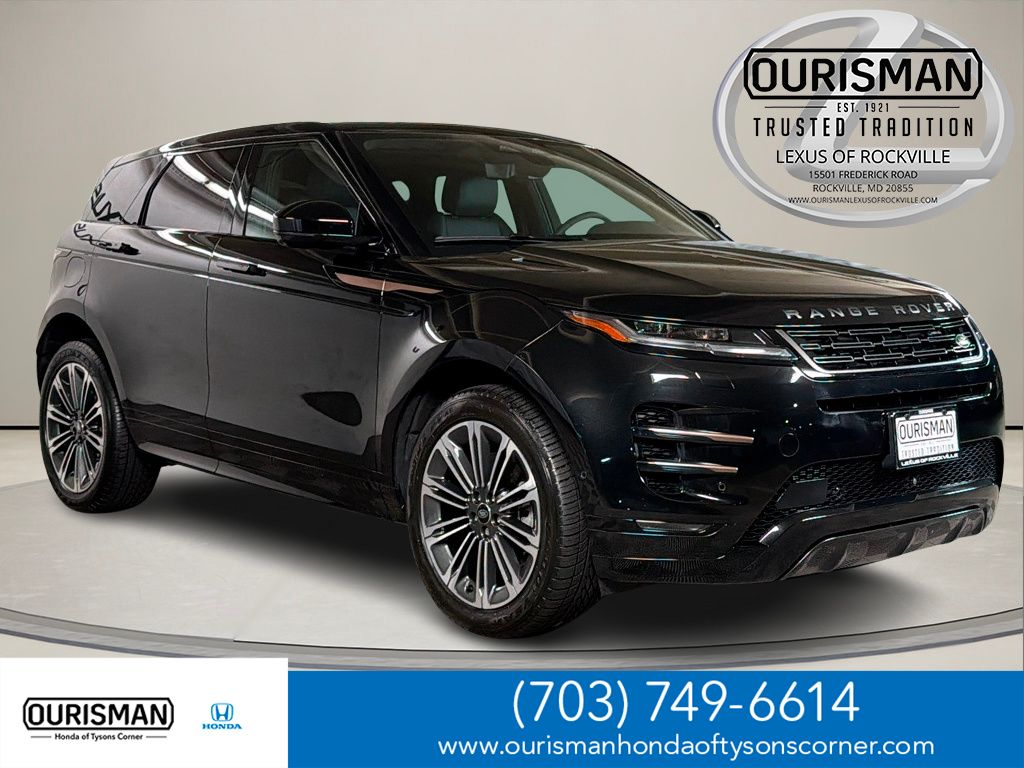 Santorini Black Metallic 2024 Land Rover Range Rover Evoque P250 Dynamic SE AWD SUV / Crossover All-Wheel Drive 9-Speed Automatic