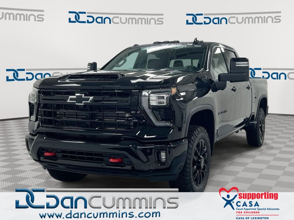 Black 2025 Chevrolet Silverado 2500HD Pickup Truck Four-Wheel Drive Automatic