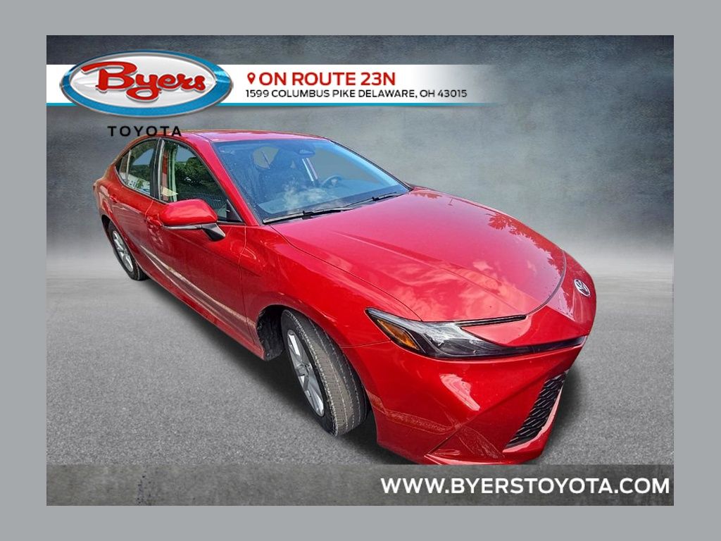 Supersonic Red 2025 Toyota Camry Sedan Front-Wheel Drive Continuously Variable Transmission