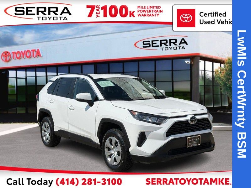 Super White 2021 Toyota RAV4 SUV / Crossover All-Wheel Drive 8-Speed Automatic