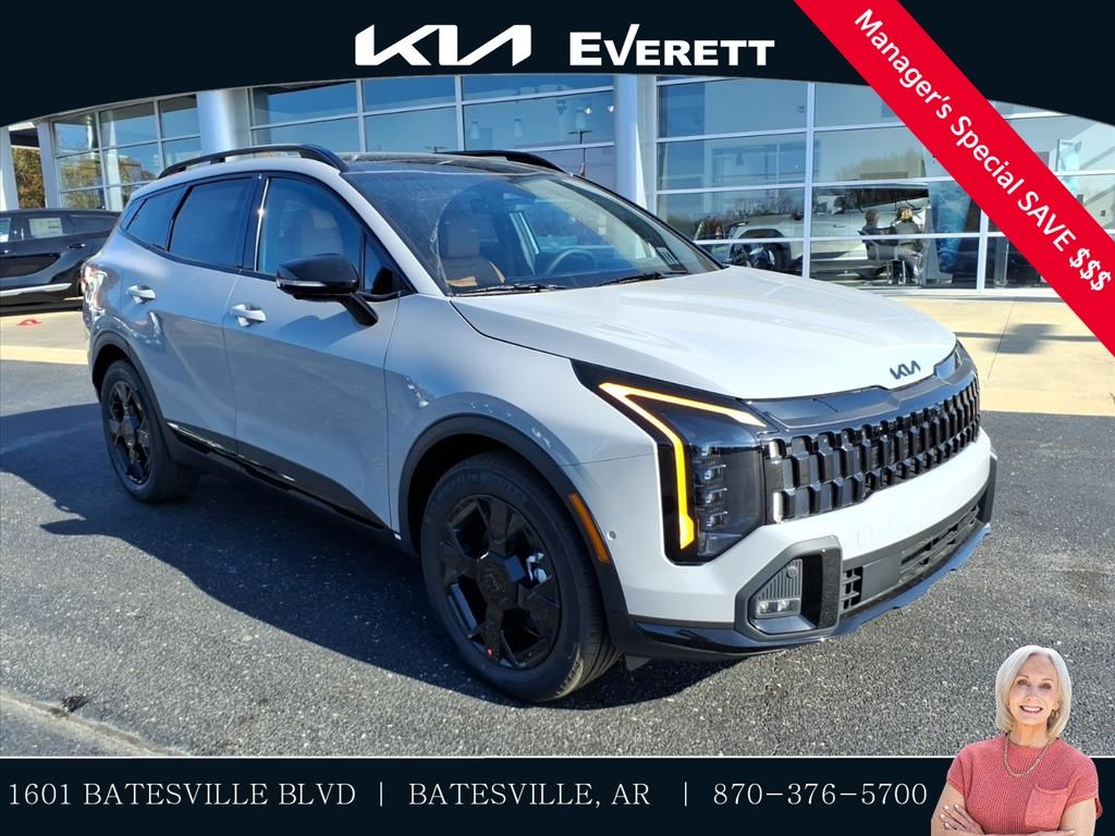 Wolf Gray 2026 Kia Sportage Hybrid Plug-In X-Line Prestige AWD SUV / Crossover All-Wheel Drive Automatic