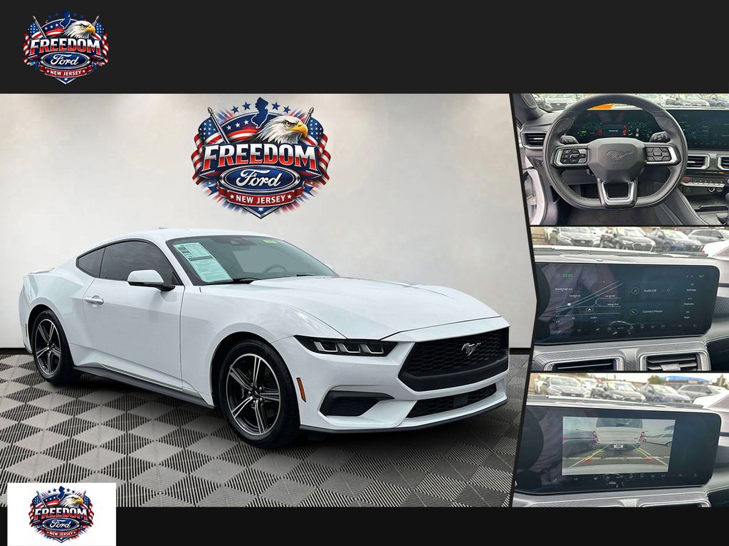 Oxford White 2024 Ford Mustang EcoBoost Premium Fastback RWD Coupe Rear-Wheel Drive Automatic