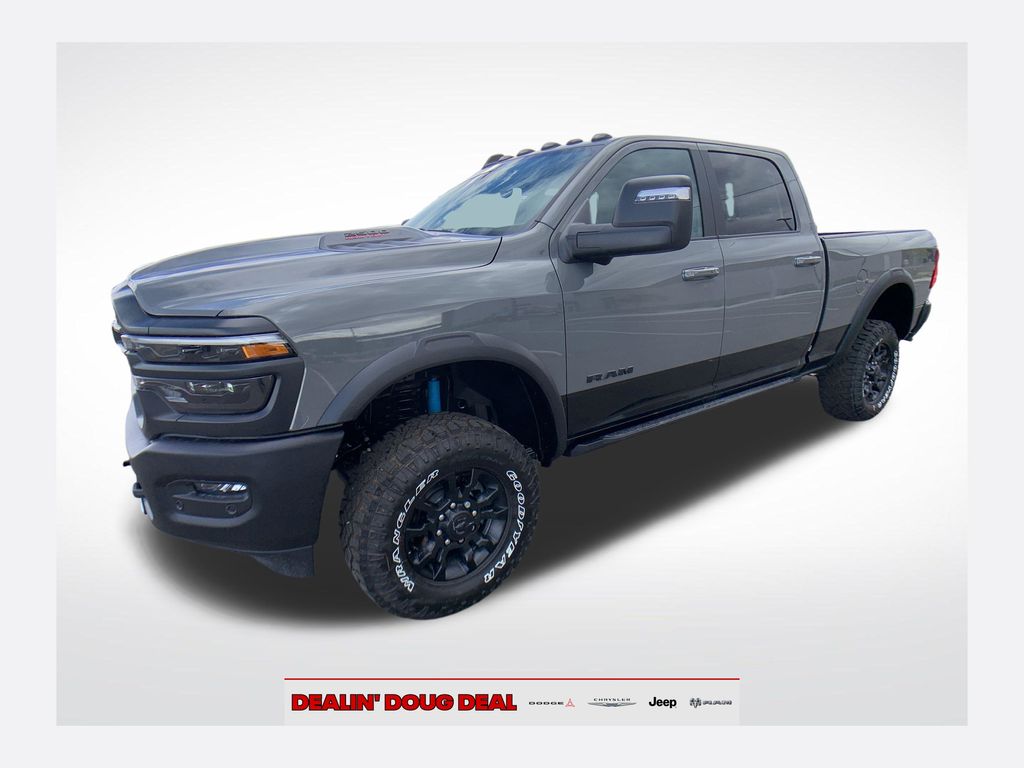 Ceramic Gray Clearcoat 2026 RAM 2500 Power Wagon Crew Cab 4WD Pickup Truck Four-Wheel Drive 8-Speed Automatic
