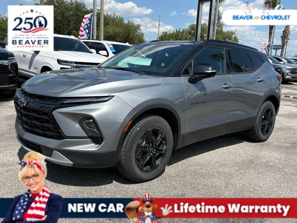 Sterling Gray Metallic 2025 Chevrolet Blazer SUV / Crossover All-Wheel Drive 9-Speed Automatic Overdrive