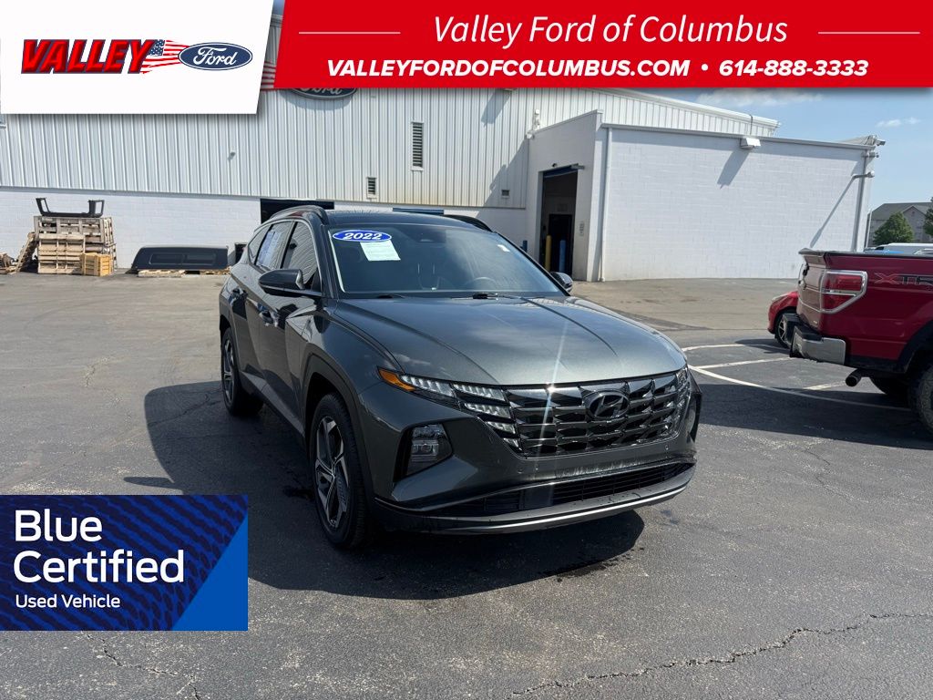 Amazon Gray 2022 Hyundai Tucson Limited AWD SUV / Crossover All-Wheel Drive 8-Speed Automatic