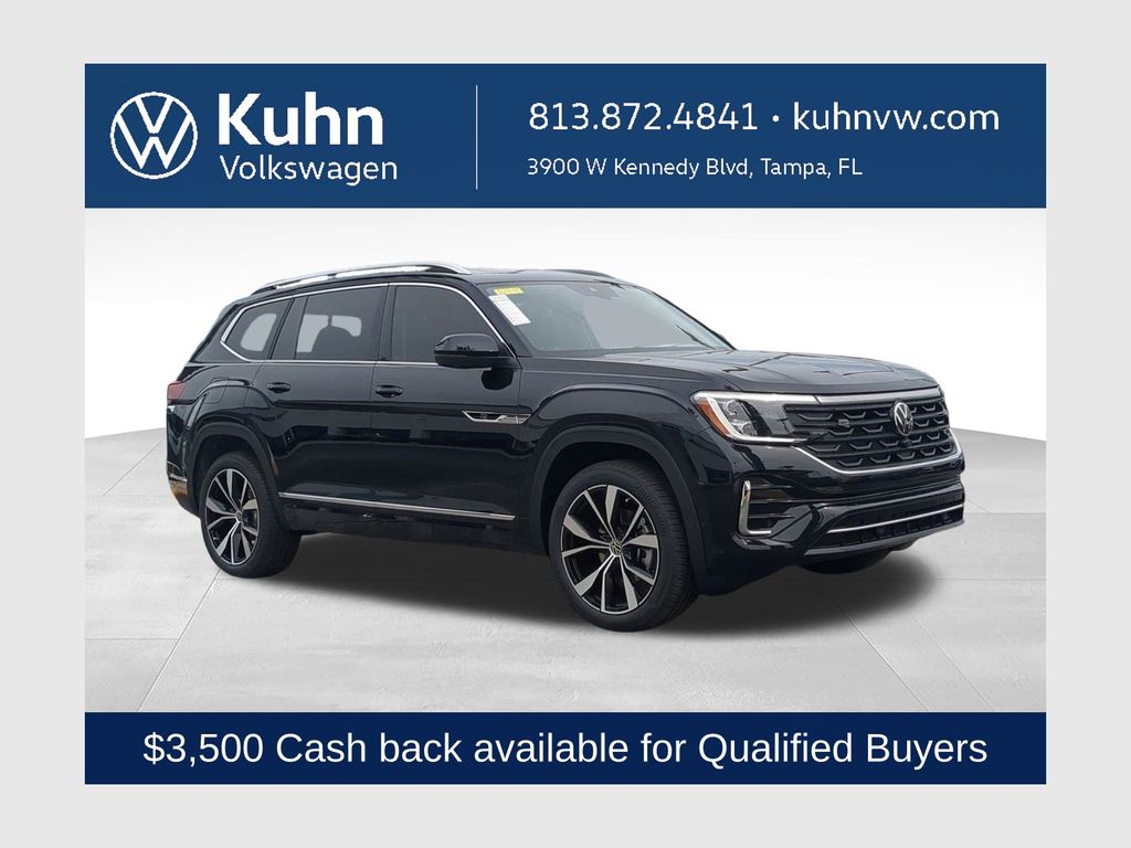 Deep Black Pearl 2026 Volkswagen Atlas SUV / Crossover All-Wheel Drive 8-Speed Automatic