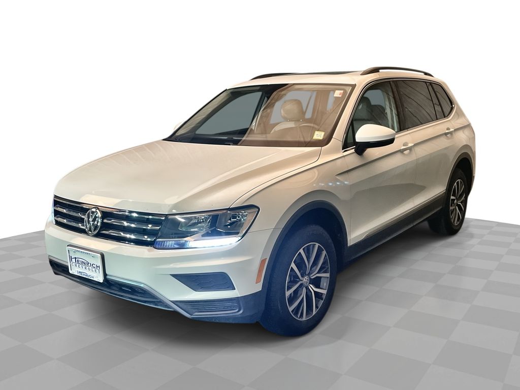 Pure White 2020 Volkswagen Tiguan SE 4Motion SUV / Crossover All-Wheel Drive 8-Speed Automatic