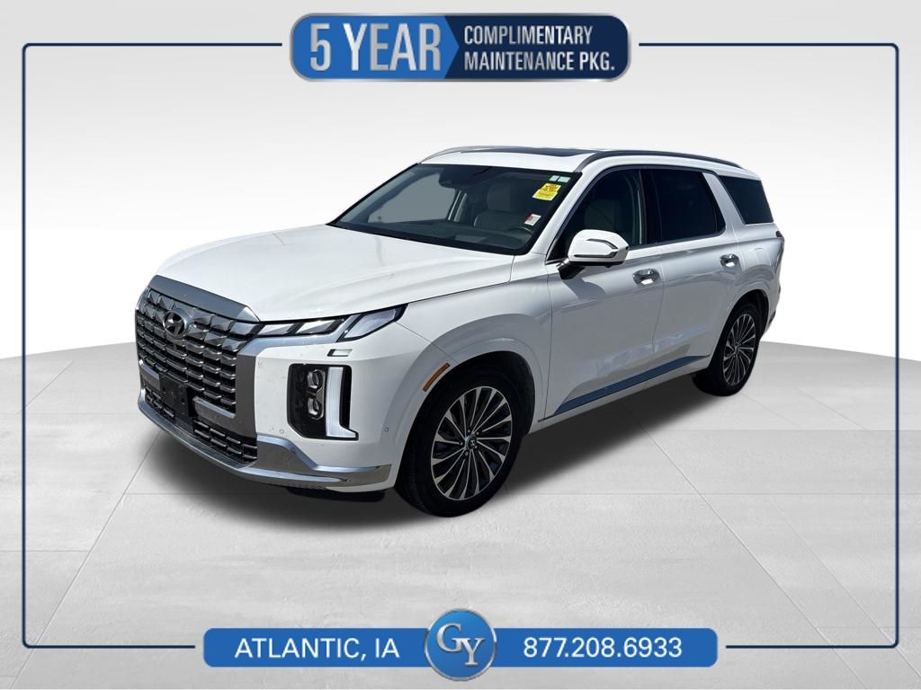 Hyper White 2024 Hyundai Palisade SUV / Crossover All-Wheel Drive 8-Speed Automatic