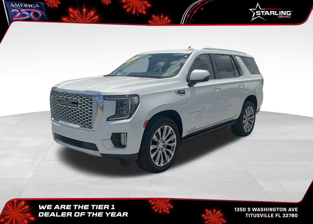White Frost Tricoat 2022 GMC Yukon SUV / Crossover 4X2