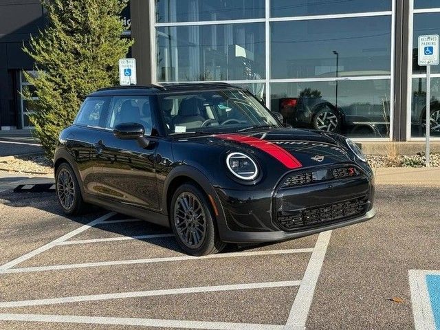 Midnight Black 2025 MINI Cooper Hatchback Front-Wheel Drive 7-Speed Automatic