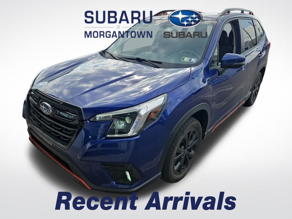 Sapphire Blue Pearl 2023 Subaru Forester SUV / Crossover All-Wheel Drive Continuously Variable Transmission