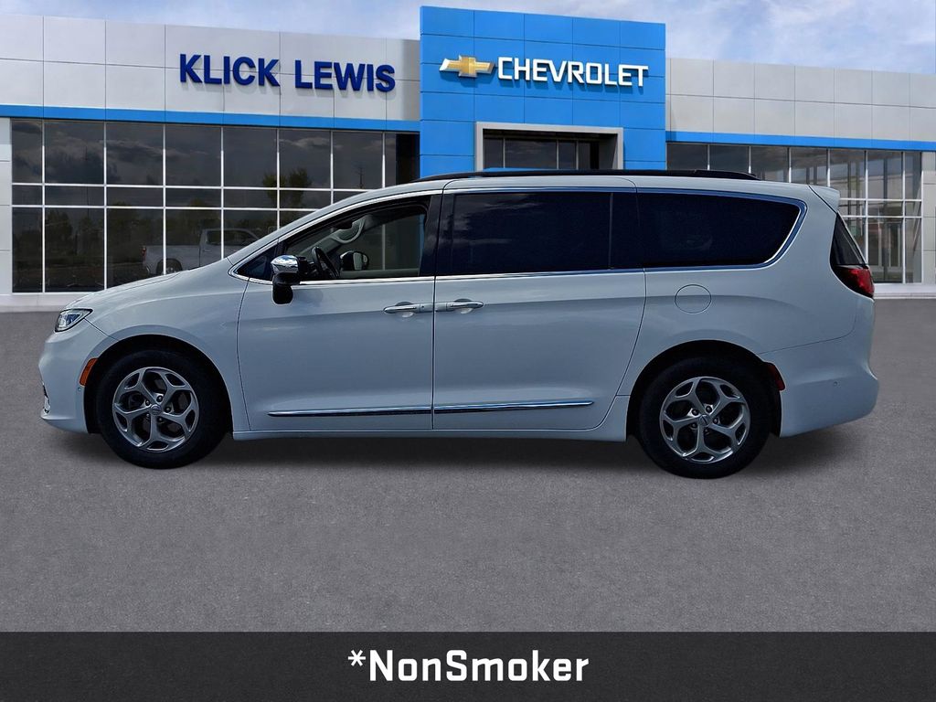 2023 Chrysler Pacifica Limited White at Klick Lewis Buick Chevrolet