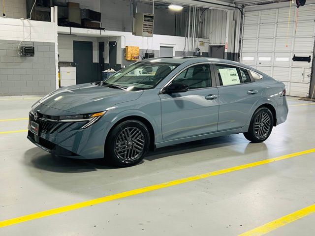 2026 Atlantic Gray Metallic Nissan Sentra SV FWD Sedan