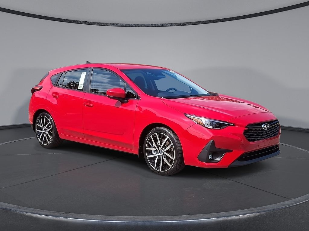 Pure Red 2026 Subaru Impreza Wagon All-Wheel Drive Continuously Variable Transmission