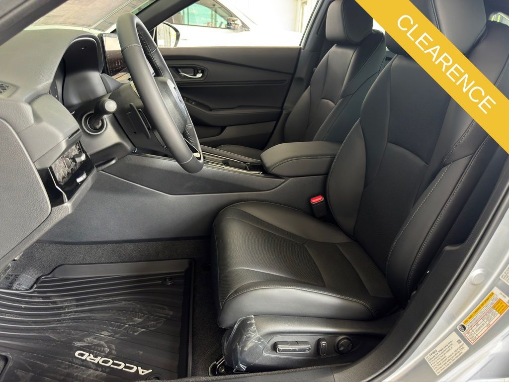 2025 Honda Accord Hybrid Sport-L Silver at Classic Honda Galveston