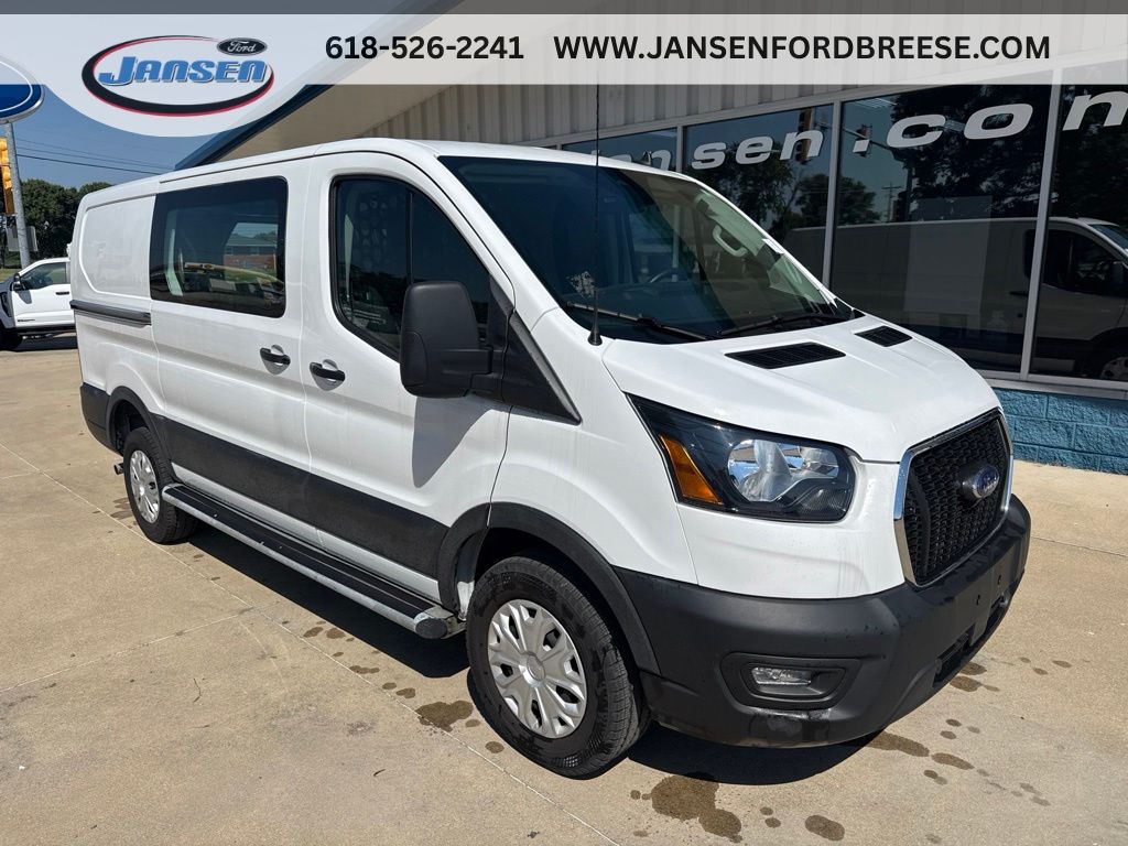 Oxford White 2025 Ford Transit Cargo Van Rear-Wheel Drive