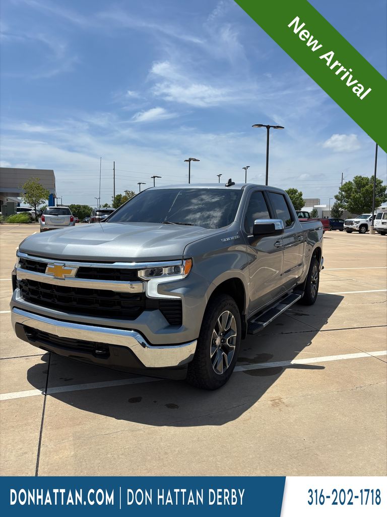 Sterling Gray Metallic 2023 Chevrolet Silverado 1500 Pickup Truck Four-Wheel Drive 8-Speed Automatic
