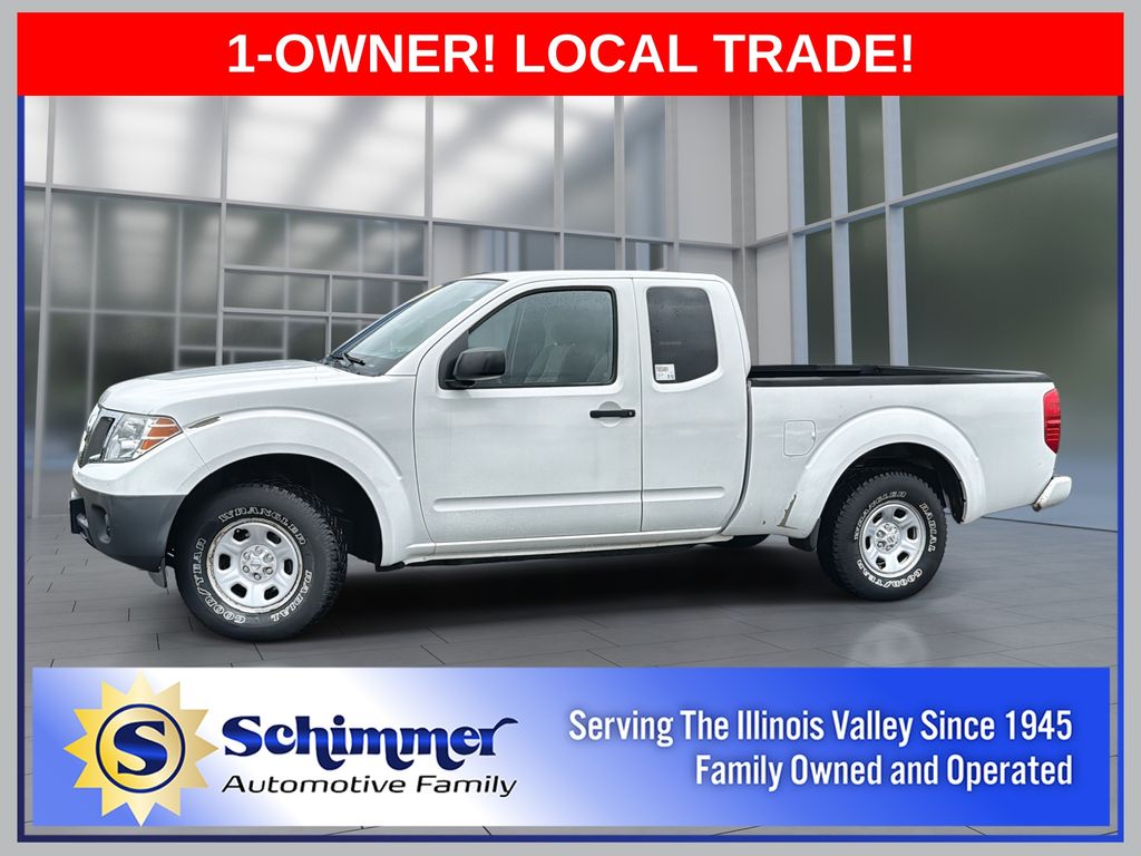 Glacier White 2018 Nissan Frontier Pickup Truck 4X2 5-Speed Automatic Overdrive