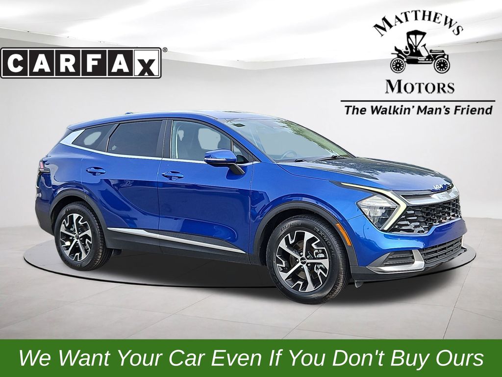 2023 Kia Sportage EX 2WD w/ Nav Blue at Stokes Mazda